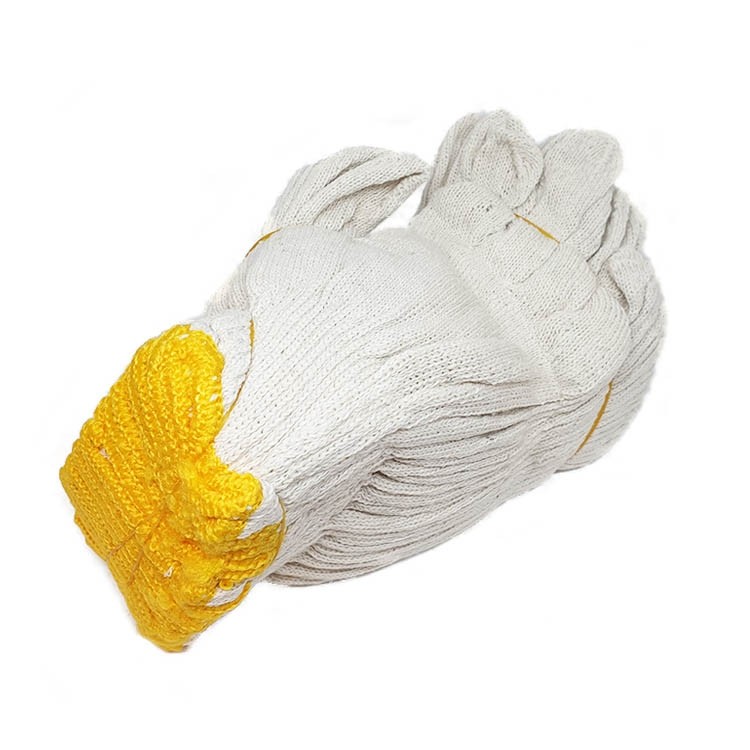 Cotton Glove (Yellow-Line)(0013)