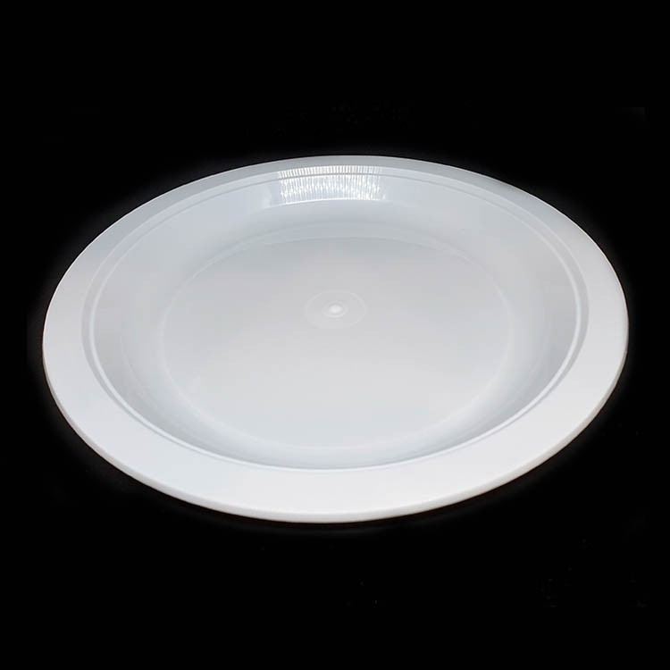 MS 260P 10" Plastic Plate (White)