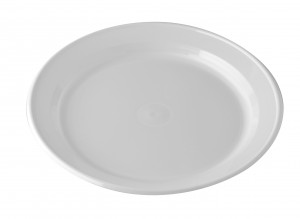 MS 150 6" Plastic Plate (White)(白色)