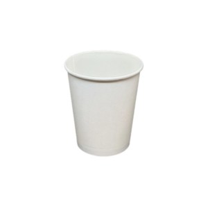8oz Single Hot Cup (White) 全白热杯 
