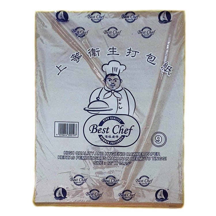9 Cut Wrapping Paper (Best Chef) (好厨师牌)