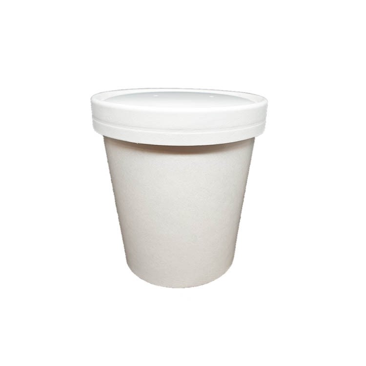 16oz White Soup Tub 