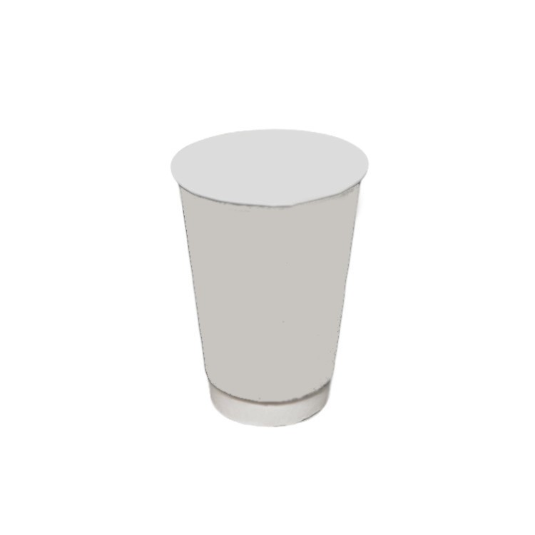 12oz DW Hot Cup (White 白) 