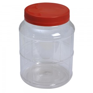 4054 Pet Jar with Red Cap 